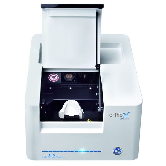 orthoX® scan Modellscanner; orthoX® file Software zur Archivierung und digitalen Sockeln